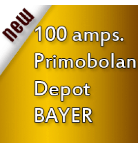 100 amps. Primobolan BAYER