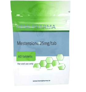 Mesterolone 25mg/tab Hemi Pharma UK