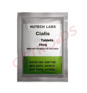 Cialis 25 mg 100 Tablets Hutech Labs USA
