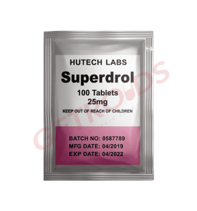 Superdrol 25 mg 10 Tablets Hutech Labs. USA