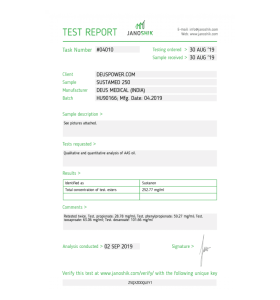 SUSTAMED 250 Deus Medical - SUDEU - Deus Medical