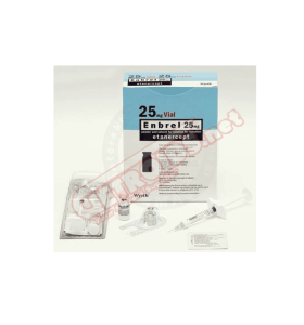 Enbrel Flakon 25 mg 4 vials Pfizer